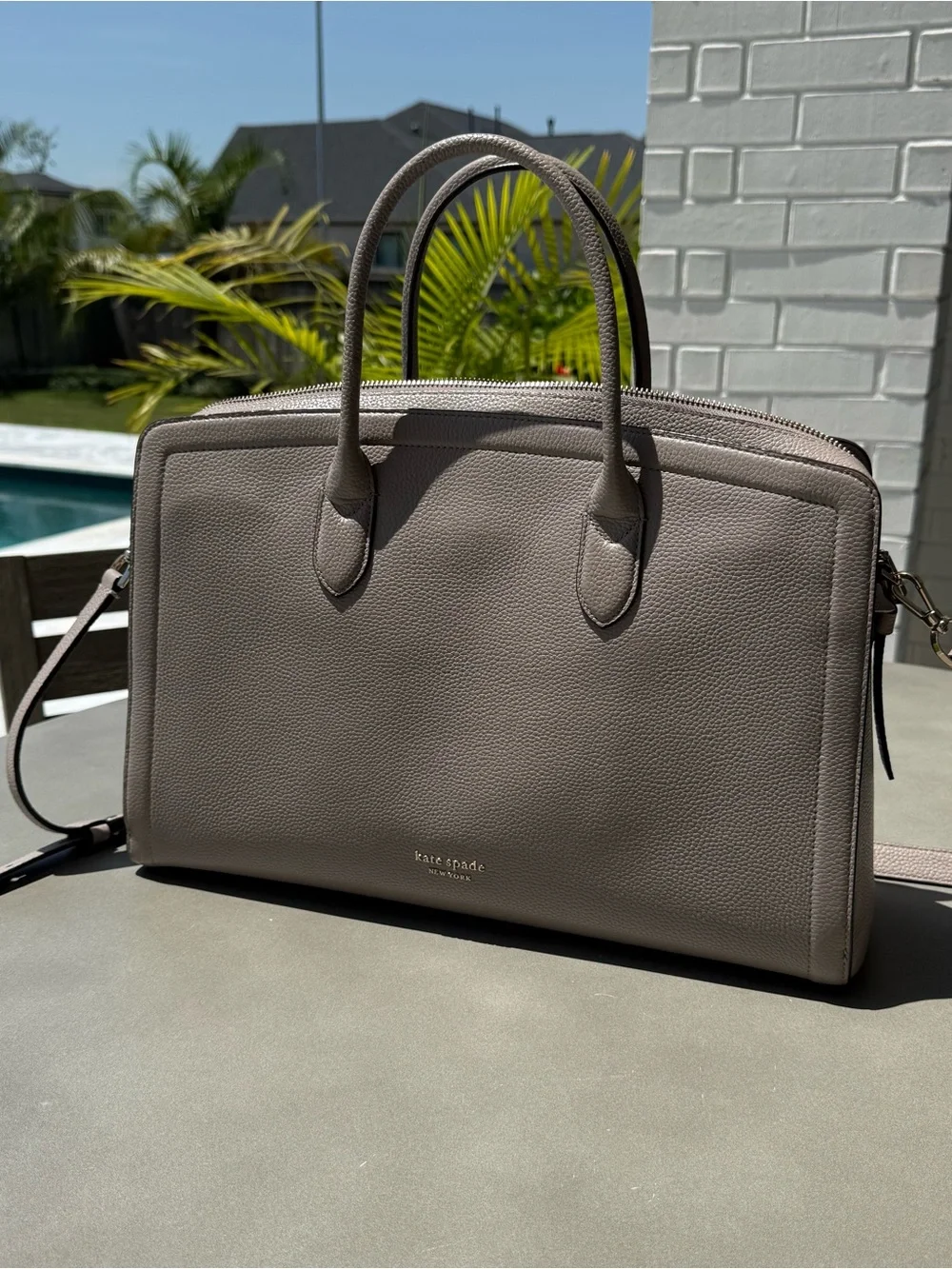Kate Spade Knott Commuter Bag in Warm Taupe